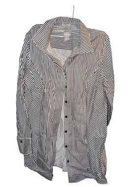 Chico's Stripped Blouse Size 1